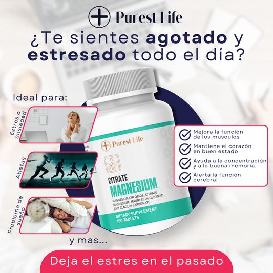 MAGNESIO CITRATO - 100 Cápsulas