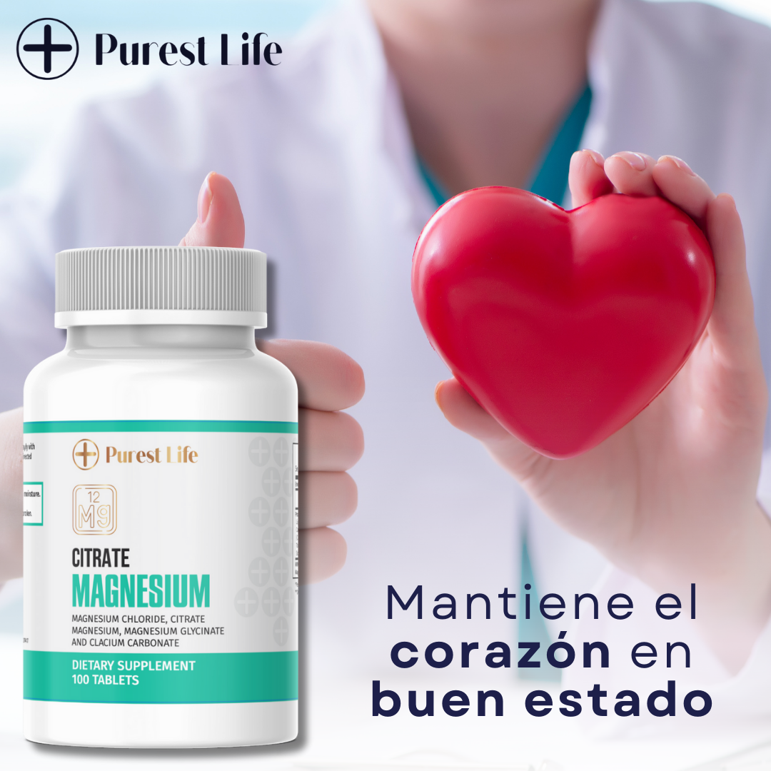 MAGNESIO CITRATO - 100 Cápsulas