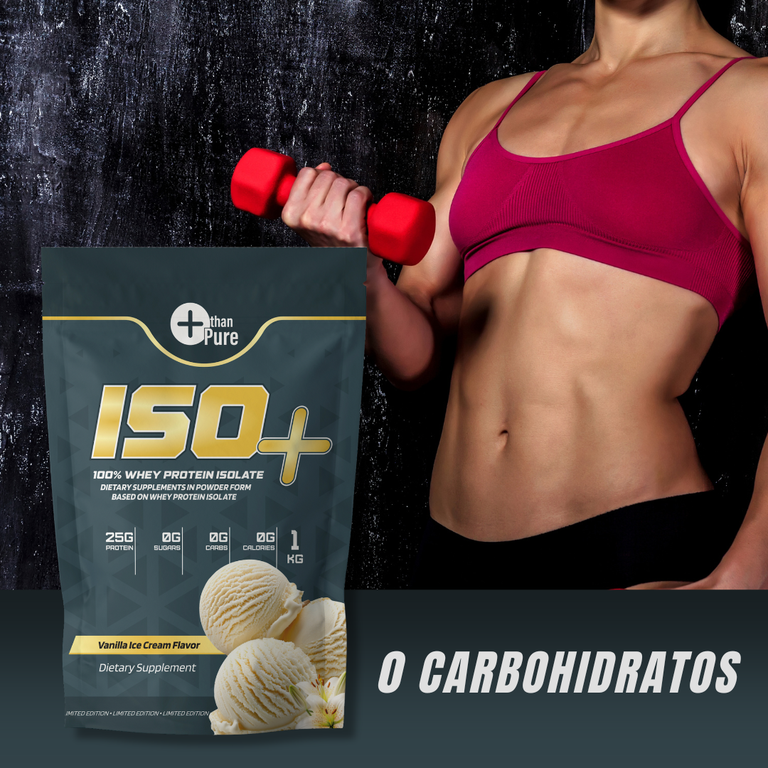 ISO+ Proteína Aislada de Suero More Than Pure sabor Vainilla