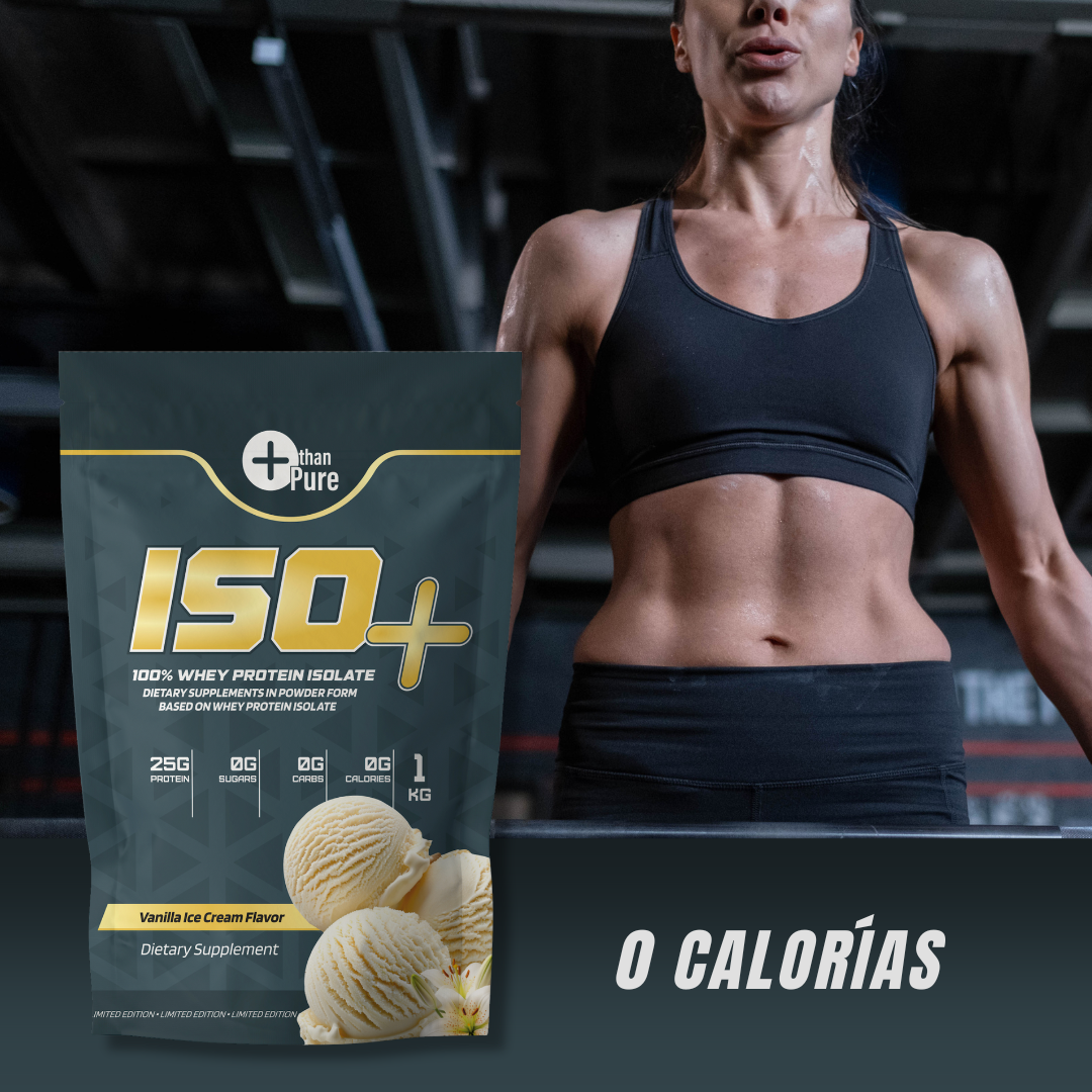 ISO+ Proteína Aislada de Suero More Than Pure sabor Vainilla