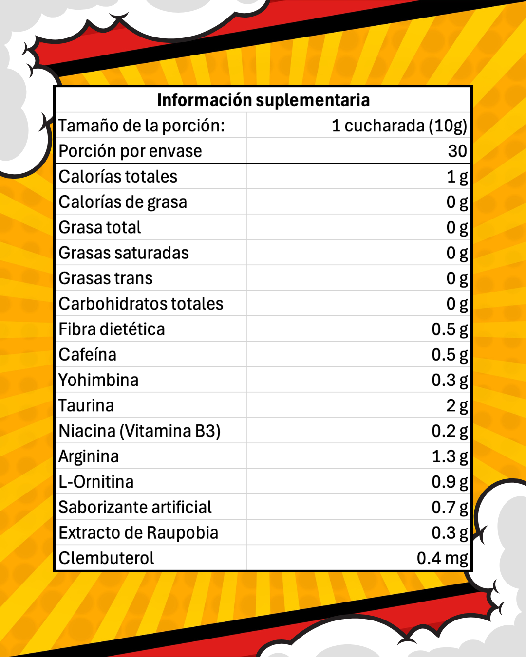 Atomic Preworkout 300g