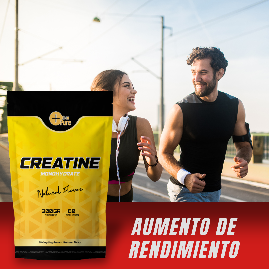 Creatina Monohidratada + More Than Pure + Natural Flavor + 300g