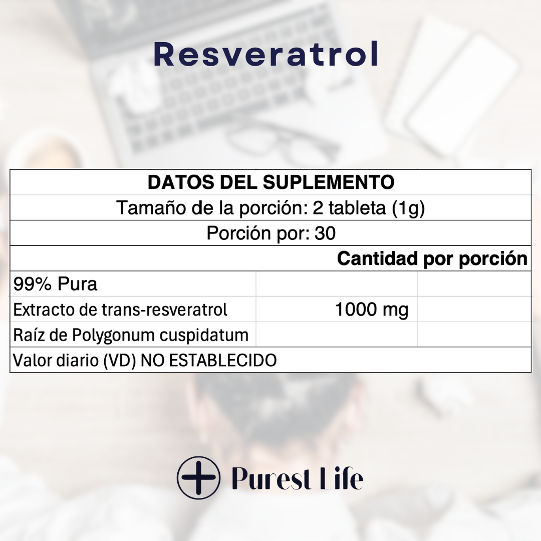 RESVERATROL - 60 Cápsulas