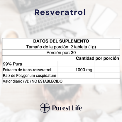 RESVERATROL - 60 Cápsulas