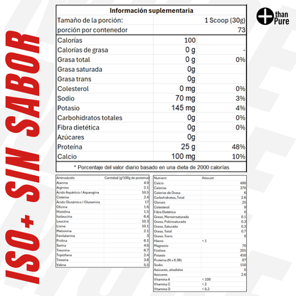 ISO+ SIN SABOR