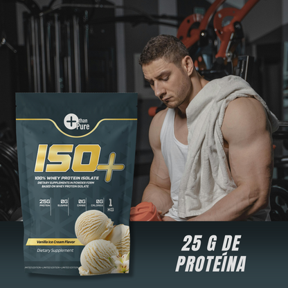 ISO+ Proteína Aislada de Suero More Than Pure sabor Vainilla
