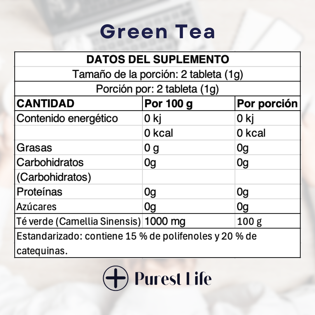TÉ VERDE - 60 Cápsulas