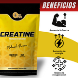 Creatina Monohidratada + More Than Pure + Natural Flavor + 300g